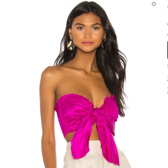 Revolve Tops - Silk Tie Top NONchalant